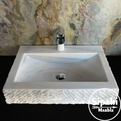 Marmara Pijamalı Dışı Dikey Dizayn Patlatma Lavabo Marmara Pijamalı Dışı Dikey Dizayn Patlatma Lavabo