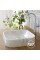 Afyon Beyaz Mermer Oval Dizayn Kare Lavabo Afyon Beyaz Mermer Oval Dizayn Kare Lavabo