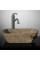 Light Emperador Kenarları Oval Kase Lavabo Light Emperador Kenarları Oval Kase Lavabo