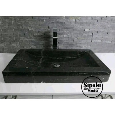 Toros Siyah Dikdörtgen Lavabo Toros Siyah Dikdörtgen Lavabo