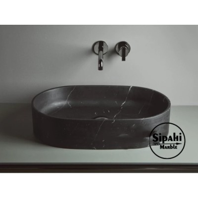 Toros Mat Siyah Oval Kare Lavabo Toros Mat Siyah Oval Kare Lavabo