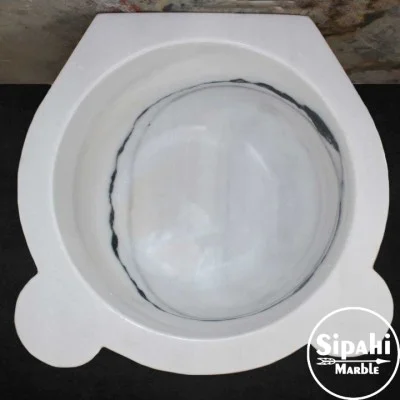 Leylak Mermer Kavun Dilimli Kurna Leylak Mermer Kavun Dilimli Kurna