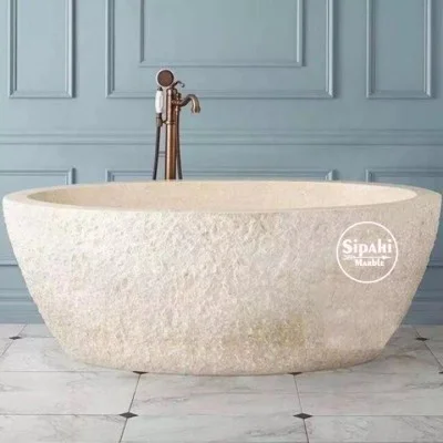 Traverten Dışı Patlatma Mini Küvet Traverten Dışı Patlatma Mini Küvet