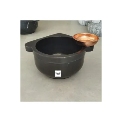 Toros Siyah Köşe Mermer Kurna