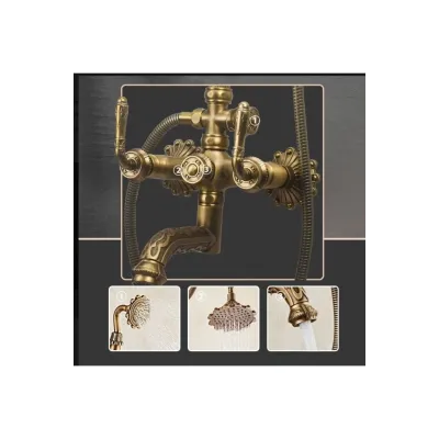Klasik Antika Banyo Duş Seti