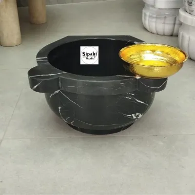 Toros Siyah Mermer Kurna