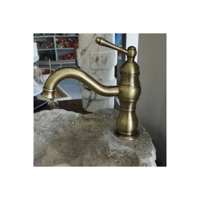 Eskitme Kısa Lavabo Bataryası