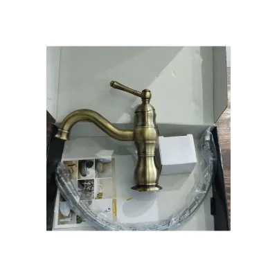 Gold White Short Waterfall Faucet Gold White Short Waterfall Faucet
