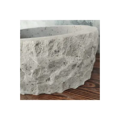 Siver Travertine Deep Rectangular Sink Siver Travertine Deep Rectangular Sink