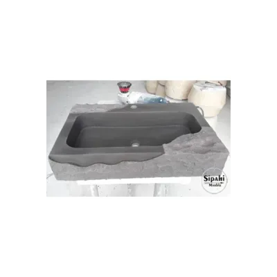 Bazalt Dizayn Patlatma Dikdörtgen Lavabo Bazalt Dizayn Patlatma Dikdörtgen Lavabo