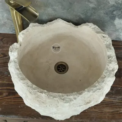 Traverten Özel Çalışma Çanak Lavabo Traverten Özel Çalışma Çanak Lavabo