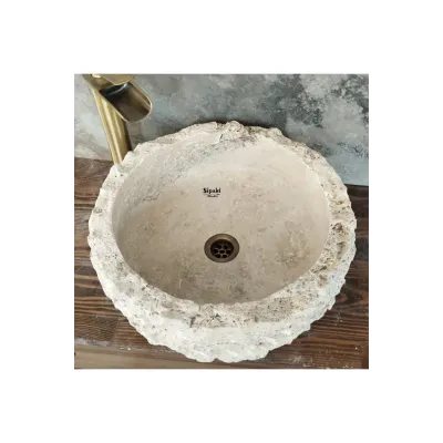 Siver Travertine Deep Rectangular Sink Siver Travertine Deep Rectangular Sink