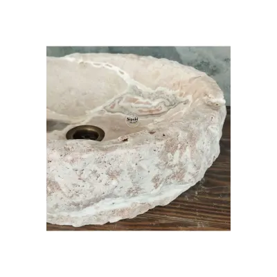 Siver Travertine Deep Rectangular Sink Siver Travertine Deep Rectangular Sink