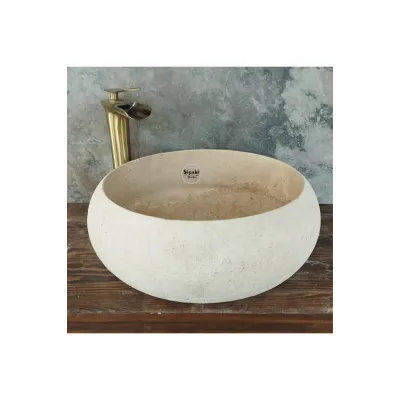 Siver Travertine Deep Rectangular Sink Siver Travertine Deep Rectangular Sink