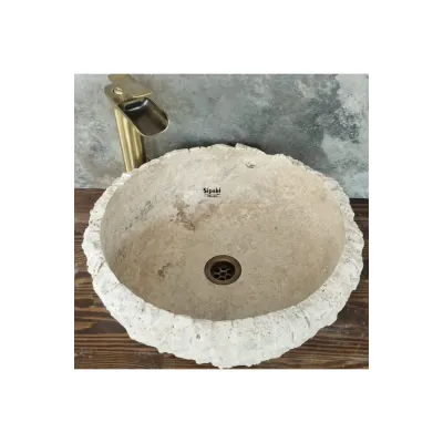 Classic Travertine V Bowl Basin Classic Travertine V Bowl Basin