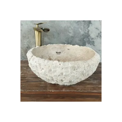 Classic Travertine V Bowl Basin Classic Travertine V Bowl Basin