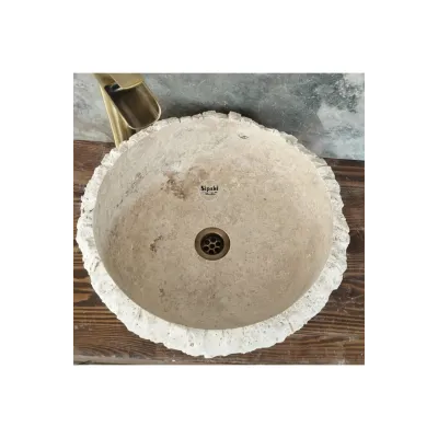 Classic Travertine V Bowl Basin Classic Travertine V Bowl Basin