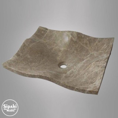 Light Emperador Dalgalı Yaprak Lavabo Light Emperador Dalgalı Yaprak Lavabo