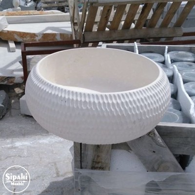Lİmra Beyaz Özel İşlemeli Bombeli Lavabo Lİmra Beyaz Özel İşlemeli Bombeli Lavabo