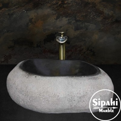 Bazalt Dışı Mucartalı Şekilsiz Mini Lavabo Bazalt Dışı Mucartalı Şekilsiz Mini Lavabo