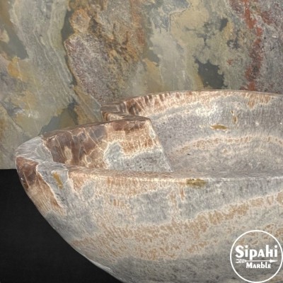 Kalp Onyx Özel Tasarım Lavabo Kalp Onyx Özel Tasarım Lavabo