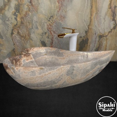 Kalp Onyx Özel Tasarım Lavabo Kalp Onyx Özel Tasarım Lavabo