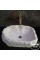 Beyaz Doğal Kaya Parçası Özel Tasarım Lavabo Beyaz Doğal Kaya Parçası Özel Tasarım Lavabo