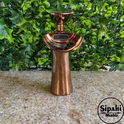 Rose Gold Modern Kısa Lavabo Bataryası