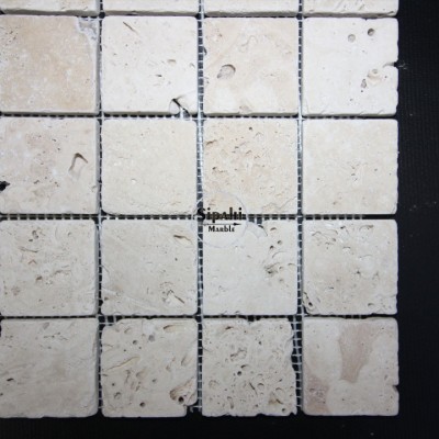 Rustik Light Traverten Mozaik - Outlet Rustik Light Traverten Mozaik - Outlet
