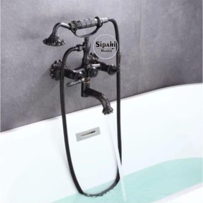 Siyah Osmanlı Duş Seti