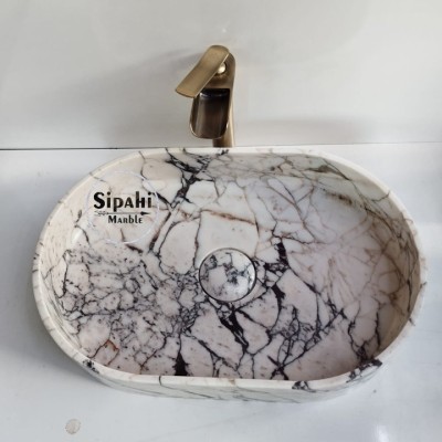 Menekşe Mermer Gizli Giderli Dizayn Lavabo Menekşe Mermer Gizli Giderli Dizayn Lavabo