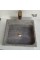 Gümüş Traverten Modern Lavabo Gümüş Traverten Modern Lavabo