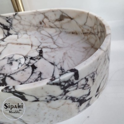Menekşe Mermer Gizli Giderli Dizayn Lavabo Menekşe Mermer Gizli Giderli Dizayn Lavabo