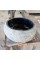 Siyah Mermer Düz Kenar Dışı Dizayn Bombeli Mini Lavabo Siyah Mermer Düz Kenar Dışı Dizayn Bombeli Mini Lavabo