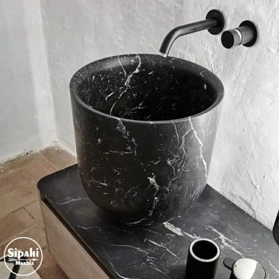 Toros Siyah Ayaklı Kova Lavabo Toros Siyah Ayaklı Kova Lavabo