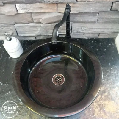 Toros Siyah Dışı Çizik Silindir Lavabo Toros Siyah Dışı Çizik Silindir Lavabo
