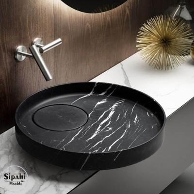 Toros Siyah Tepsi Model Gizli Giderli Lavabo Toros Siyah Tepsi Model Gizli Giderli Lavabo