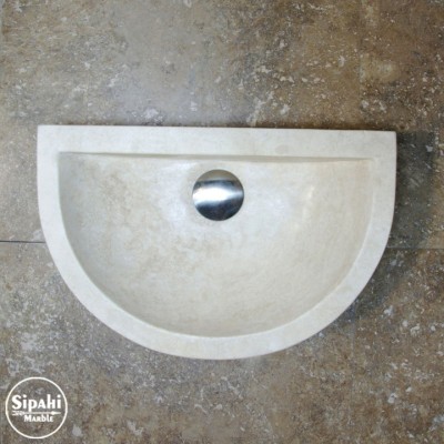 Traverten D Model Mini Lavabo Traverten D Model Mini Lavabo