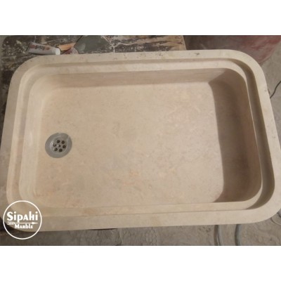 Traverten Gizli Giderli Sabunluklu Oval Köşe Kare Lavabo Traverten Gizli Giderli Sabunluklu Oval Köşe Kare Lavabo