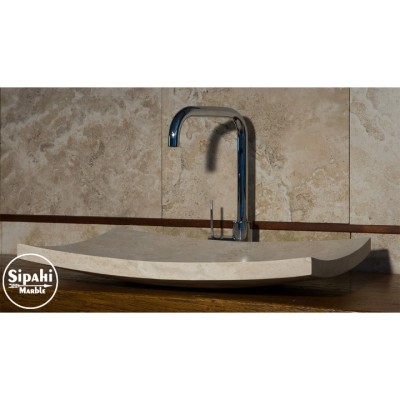 Traverten Yaprak Lavabo Traverten Yaprak Lavabo