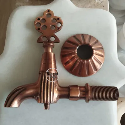 Eskitme Bakır Renk Osmanlı Musluk