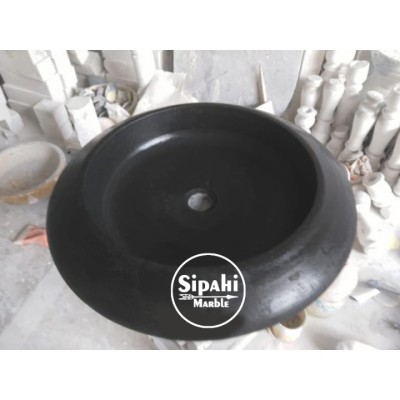 Bazalt Siyah Basık Oval Lavabo Bazalt Siyah Basık Oval Lavabo