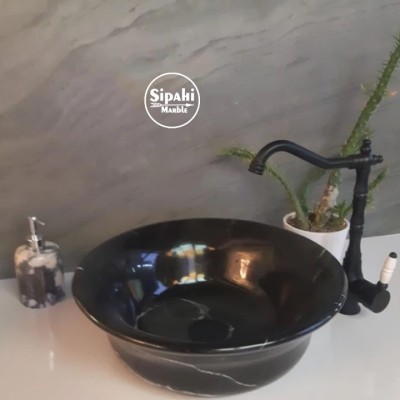 Toros Siyah Elegant Çanak Lavabo Toros Siyah Elegant Çanak Lavabo