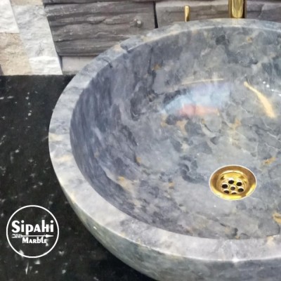 Gri Mermer Çanak Lavabo Gri Mermer Çanak Lavabo
