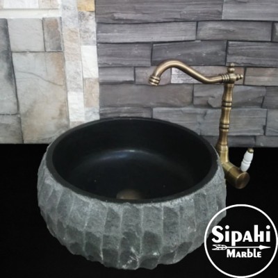 Bazalt Dışı Patlatma Teker Lavabo Bazalt Dışı Patlatma Teker Lavabo
