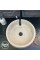 Bej Mermer Oval Silindir Lavabo Bej Mermer Oval Silindir Lavabo