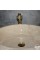 Bej Mermer Silindir Lavabo Bej Mermer Silindir Lavabo