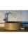 Noche Traverten Silindir Lavabo Noche Traverten Silindir Lavabo