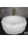 Kristal Beyaz Batarya Çıkışlı Patlatma Lavabo Kristal Beyaz Batarya Çıkışlı Patlatma Lavabo