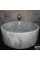 Gri Mermer Silindir Lavabo Gri Mermer Silindir Lavabo